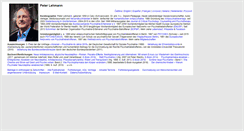 Desktop Screenshot of peter-lehmann.de